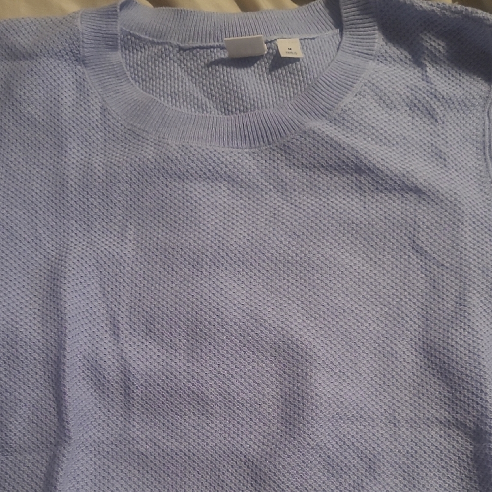 GAP Light Blue Knit Crew Sweater